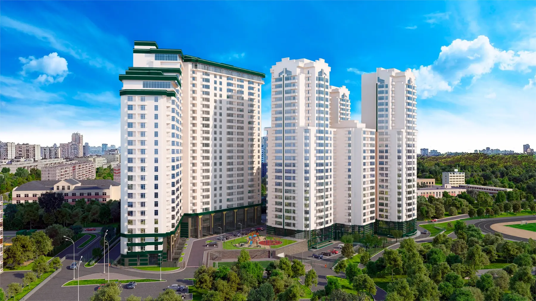 City Residence — Exterior visualization by Polygun
