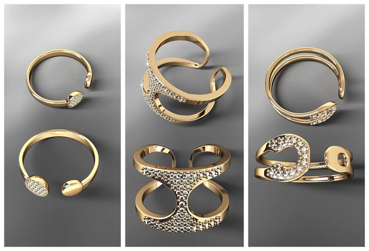 Jewelry Collection — Jewelry visualization by Polygun